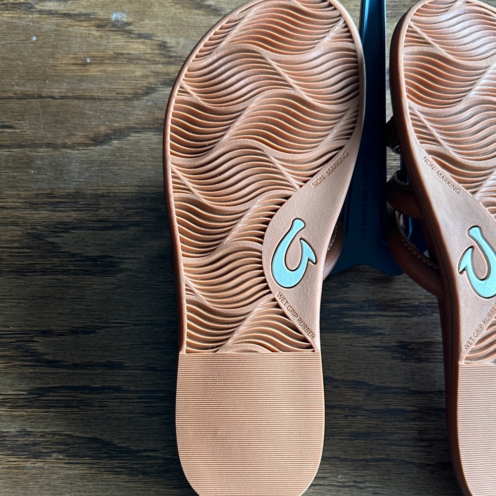 OluKai Women's Sandals in Brown - Picture 4 of 4